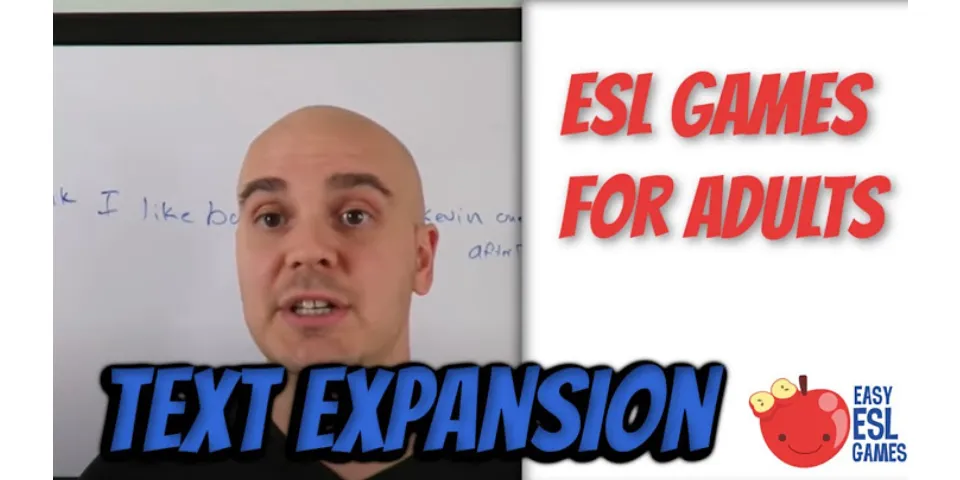 ESL games for adults beginners