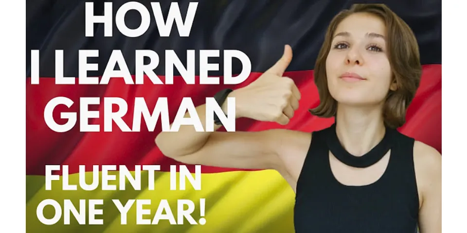 How can I learn German by myself?