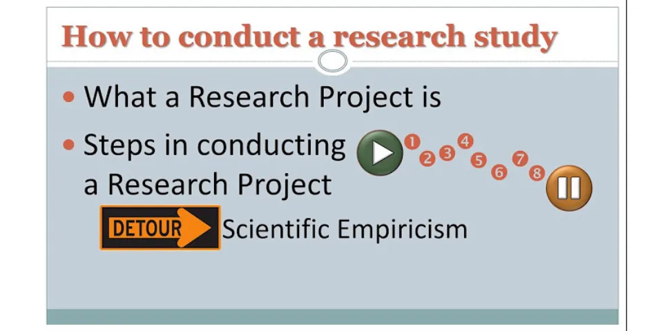 How to do research project