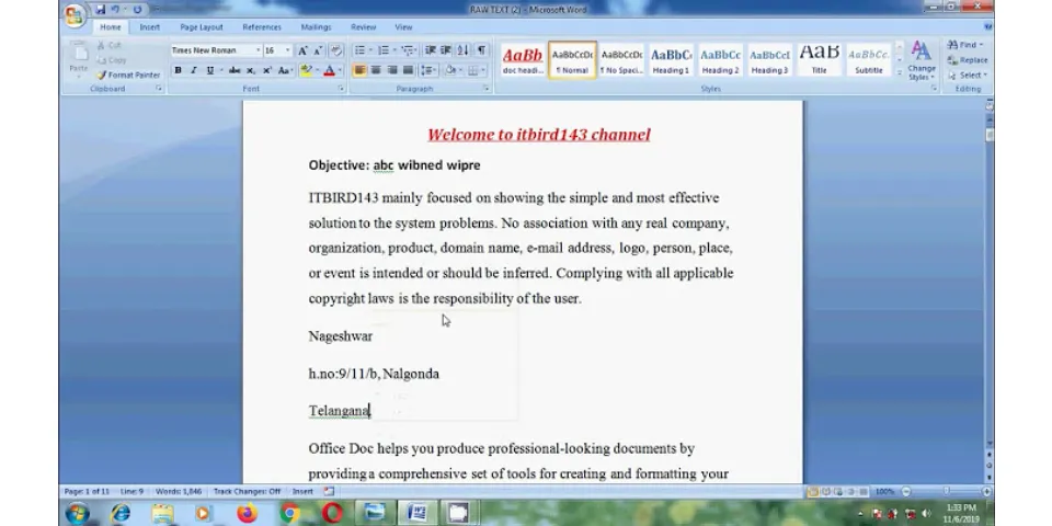 How to enable dictionary in Word