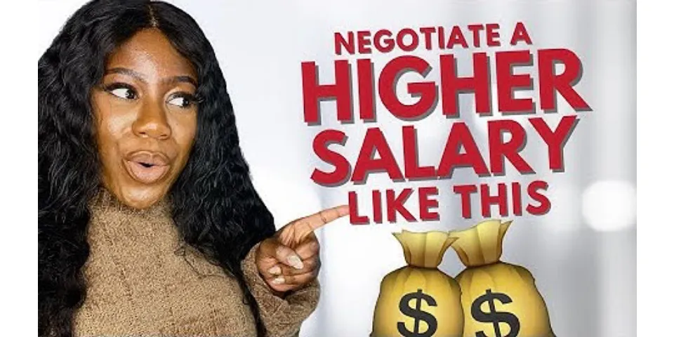 How to negotiate a job offer due to salary