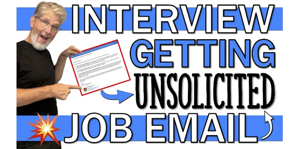 How to write email for job interview