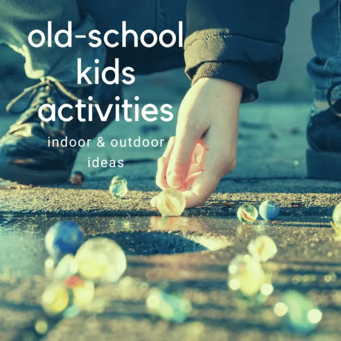 Old-fashioned games for kids