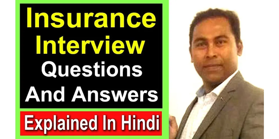 Us health insurance interview questions and answers