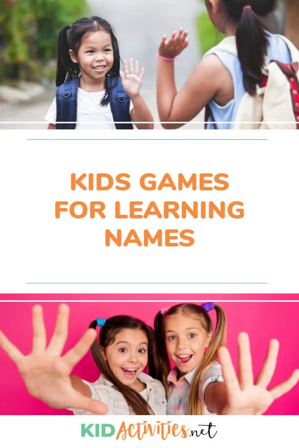 A collection of kids games for learning names. These name games will build name familiarity and can be used as getting to know you games. 