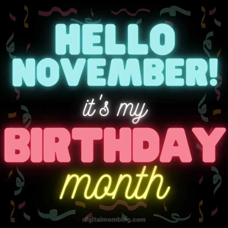 hello november birthday month meme