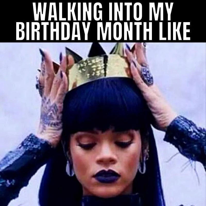 birth month birthday meme