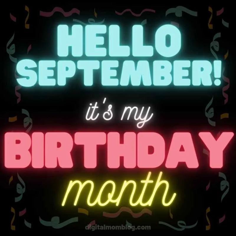 hello september birthday month meme