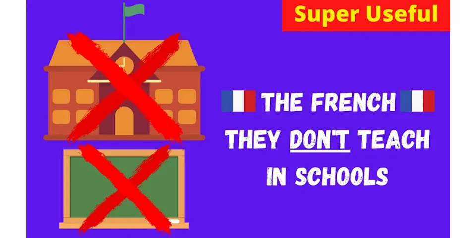 Why do we teach French in schools