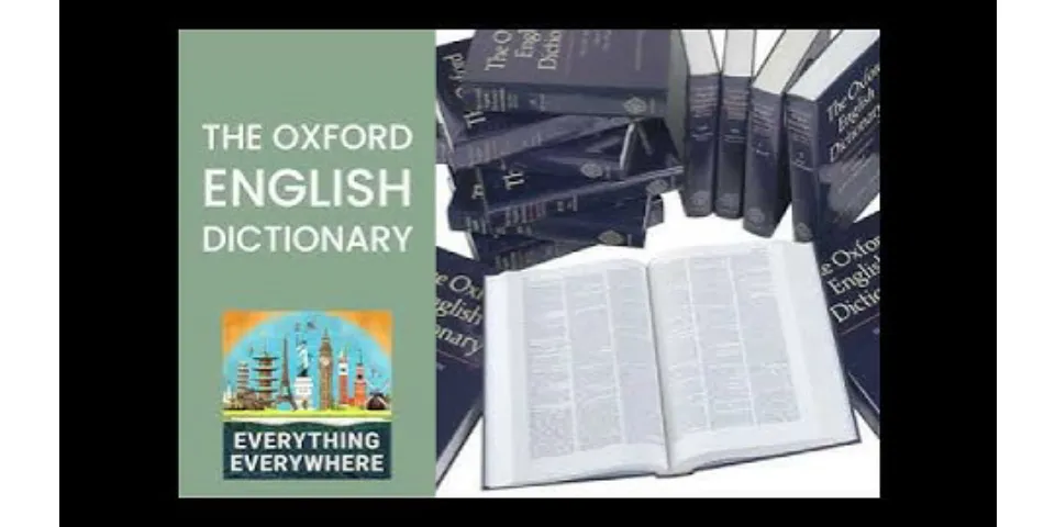 Why is the Oxford English Dictionary important